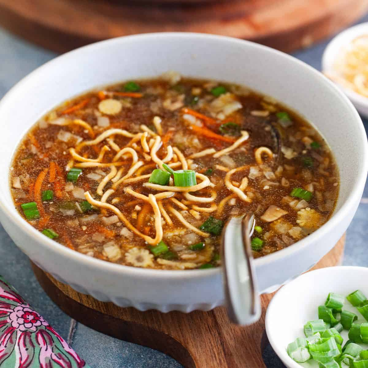 CHICKEN MANCHOW SOUP