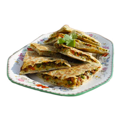 Keema Naan with Gravy
