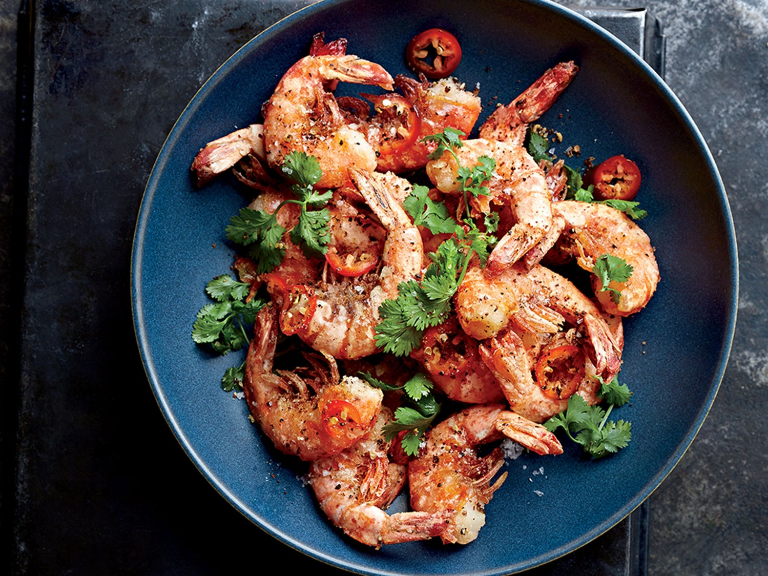 SALT & PEPPER PRAWNS